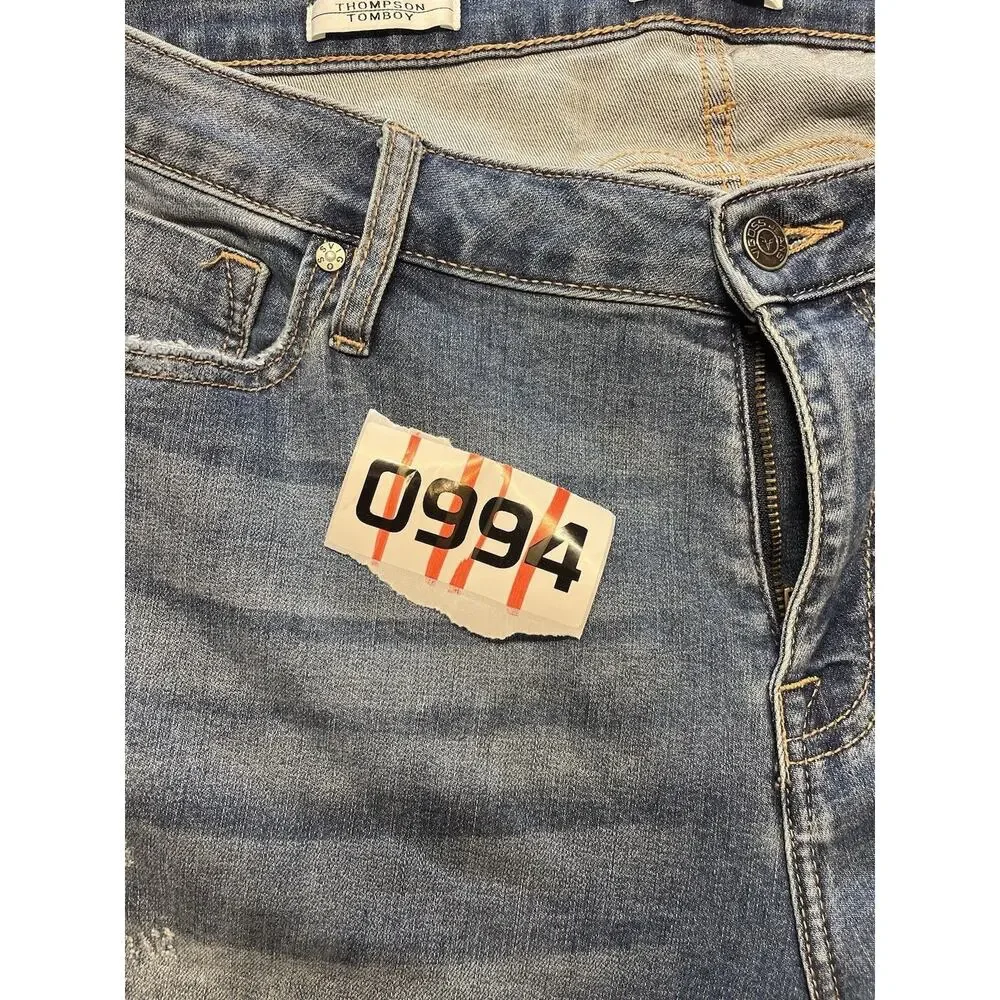 Vigoss THOMPSON TOMBOY Size 20 High Rise Ankle Straight Jeans Denim Pants 38x28 - Picture 9 of 9